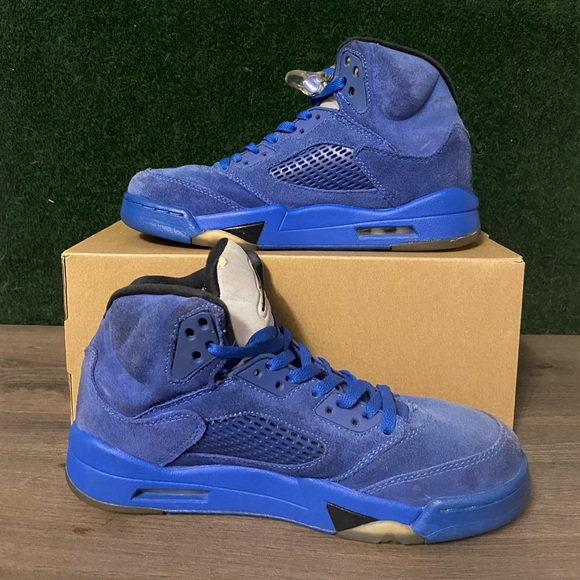 Jordan 5 Retro ‘Blue Suede’ Size 7 - Picture 3 of 11